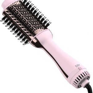 Hair Dryer Brush Blow Dryer Brush in One with Negative Ion Anti-frizz Ceramic Titanium Barrel Hot Air Brush Hair Straightener Brush